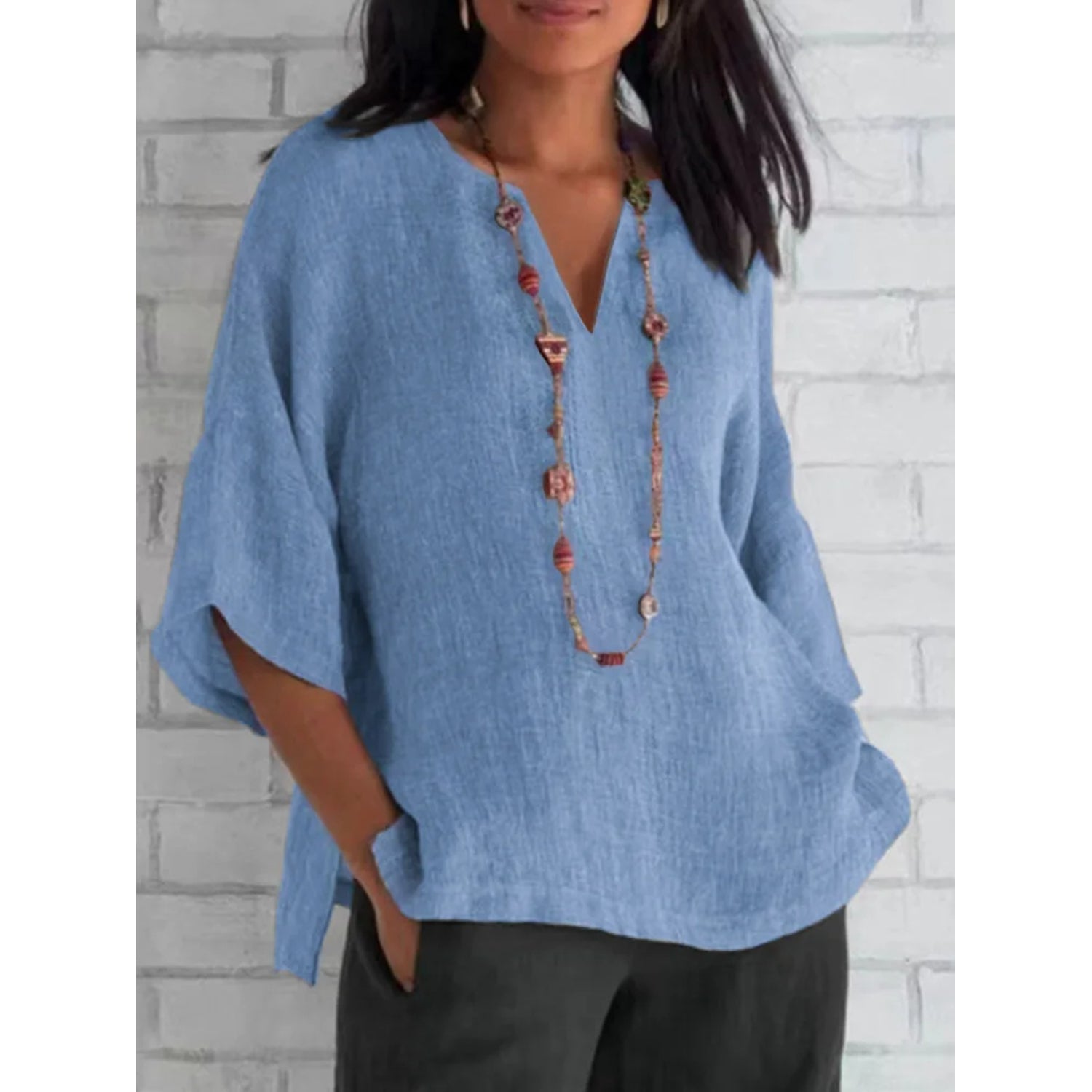 Lysse | Fenna Women's Blouse Made of Cotton & Linen