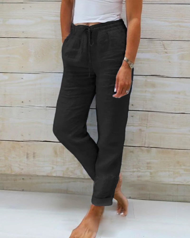 Pants Made Of Cotton And Polyester