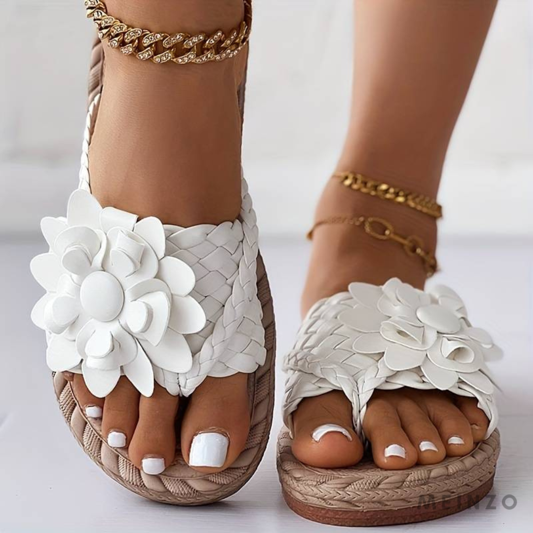 Flip FlopsWomen's Sandals With Open Toe And Elegant Braided Straps