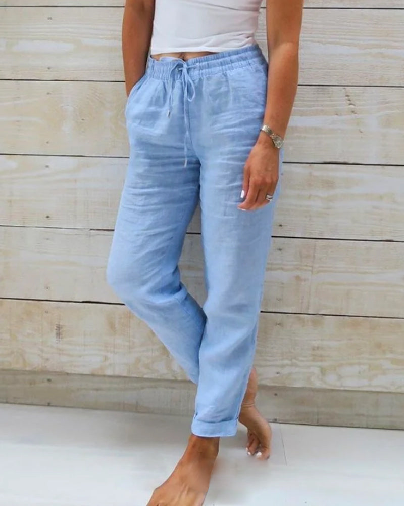 Pants Made Of Cotton And Polyester