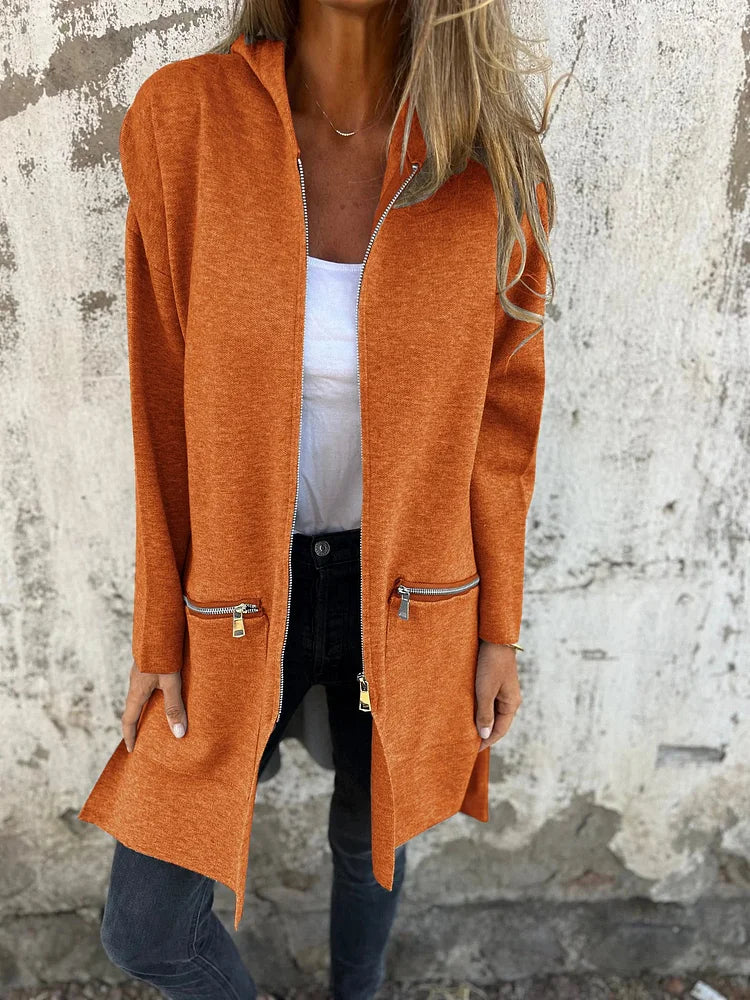 Lysse | Crew Neck Zipper Long Sleeve Casual Jacket