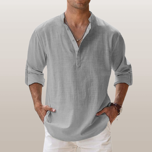 Linen Shirt With Long Sleeves