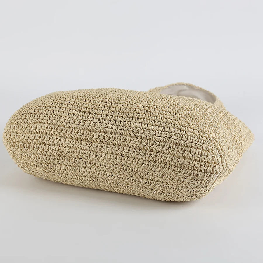 Elegant Straw Bag for the Beach