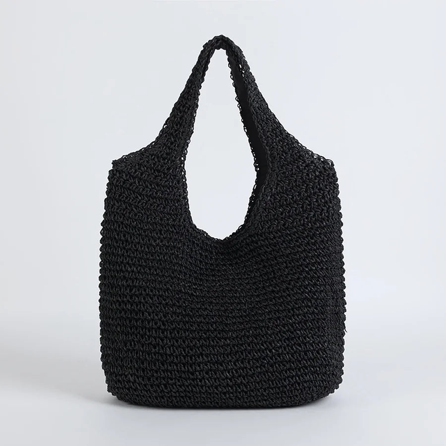 Elegant Straw Bag for the Beach