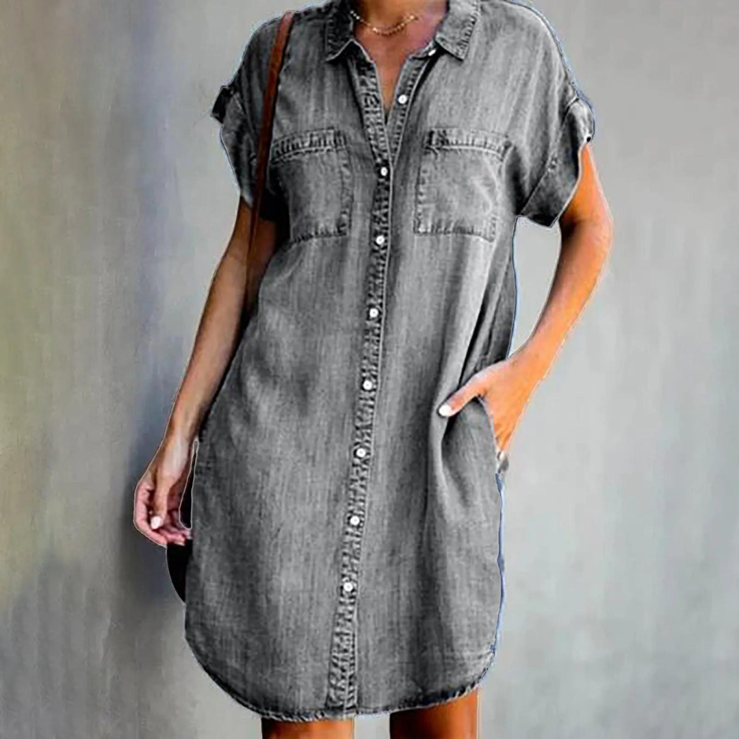 Elegant Denim Dress