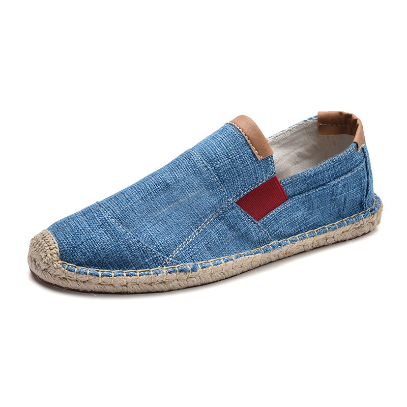 Boss Stylish Handmade Canvas Straw Shoes Summer Chic