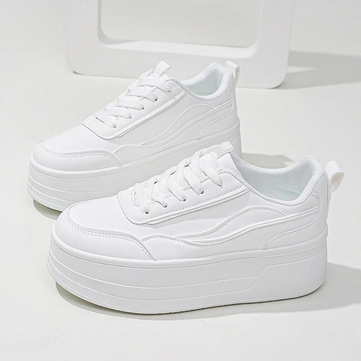 Sneaker with platform sole