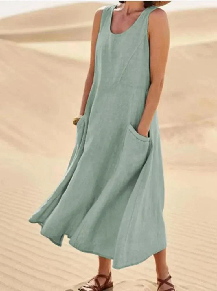 Linen Spring Dress