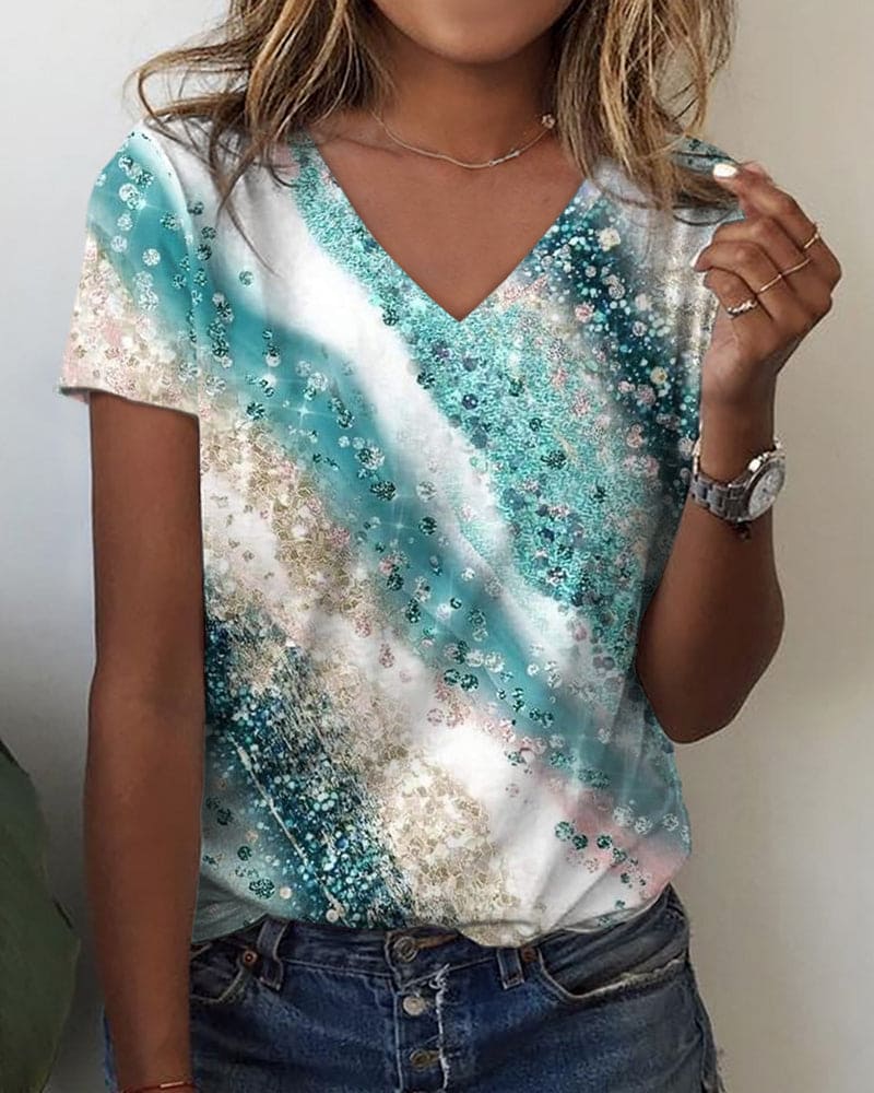 Lysse | Blouse With Gradient Print