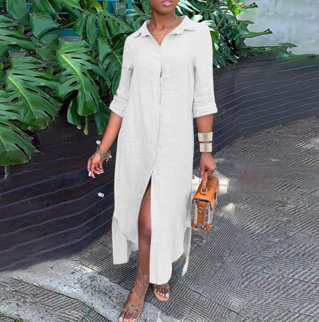 Linen Shirt Dress