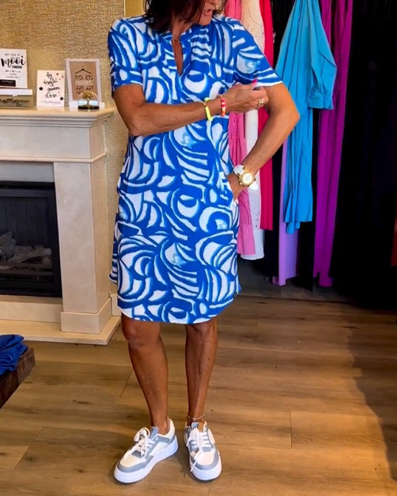 Printed Casual Dress