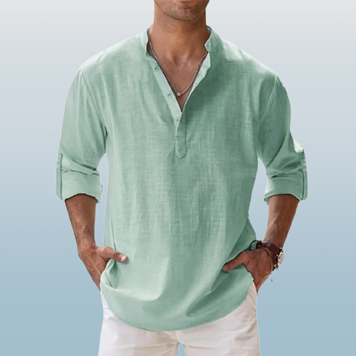 Linen Shirt With Long Sleeves