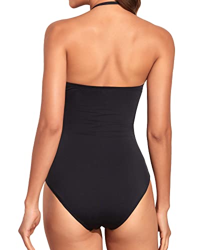 Belly Control One-Piece Bikinis Strapless Swimsuits For Women