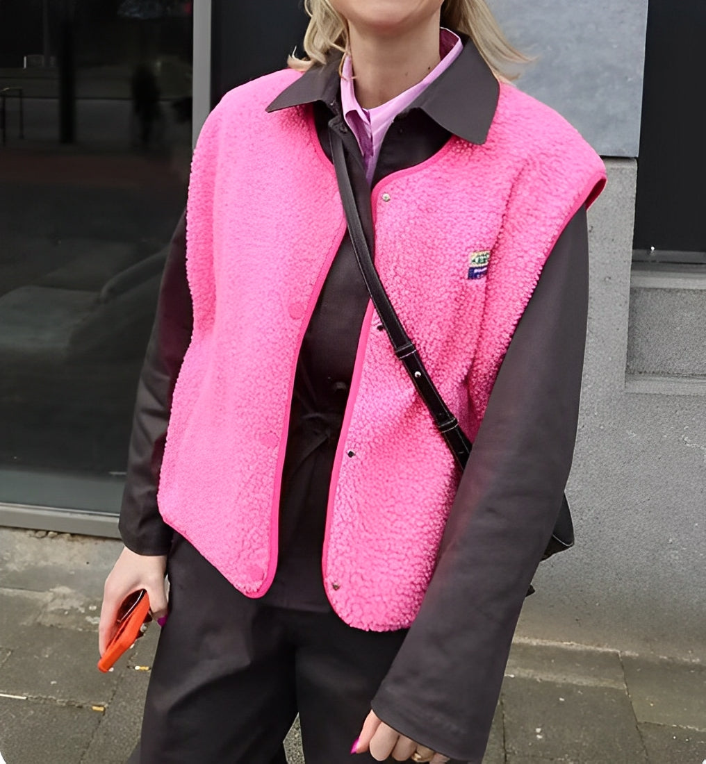 Woven Open Knit Cardigan for Women
