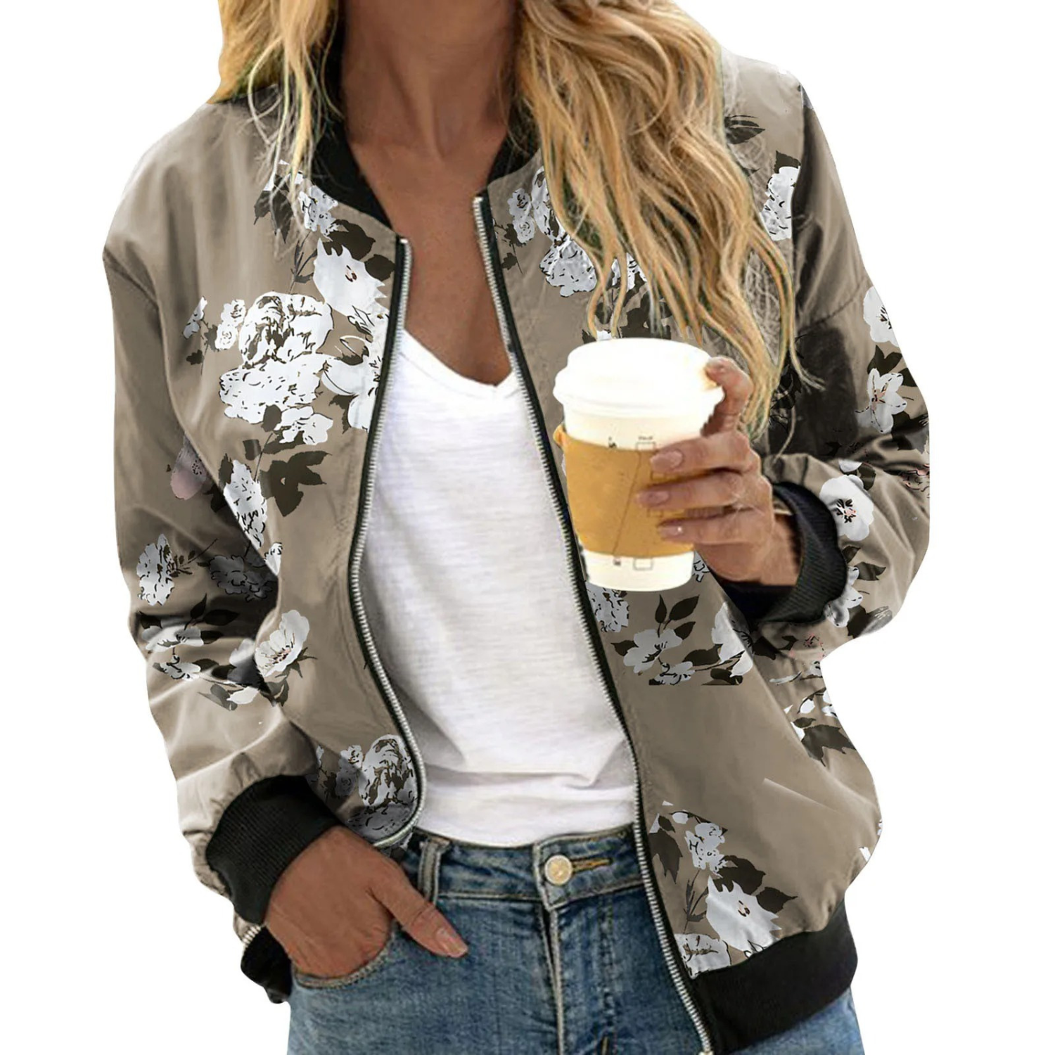Lysse | Flower Bomber Jacket