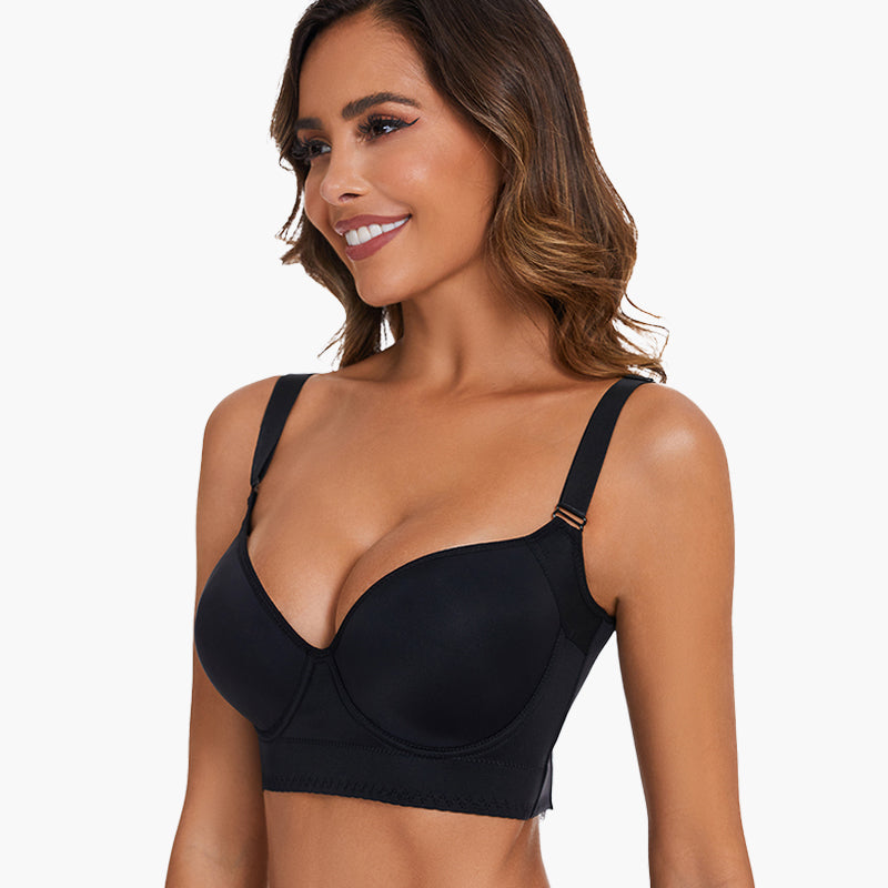 Push up Back Smoothing Bra for Invisible Support for Women