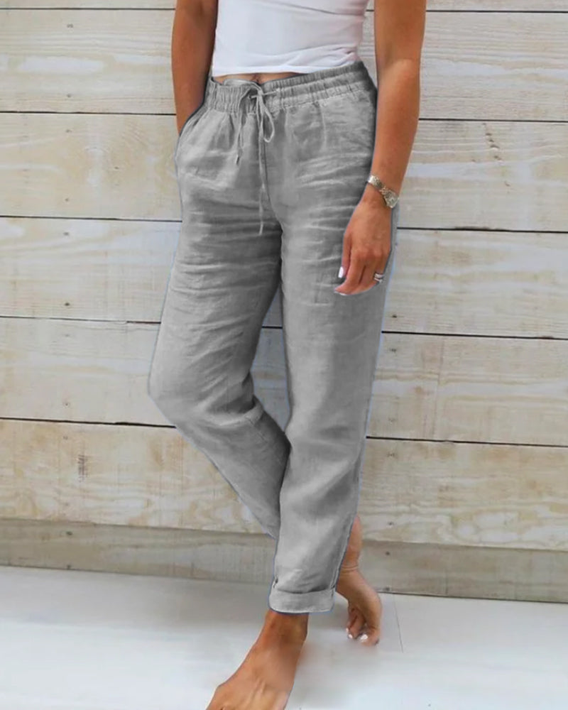 Pants Made Of Cotton And Polyester