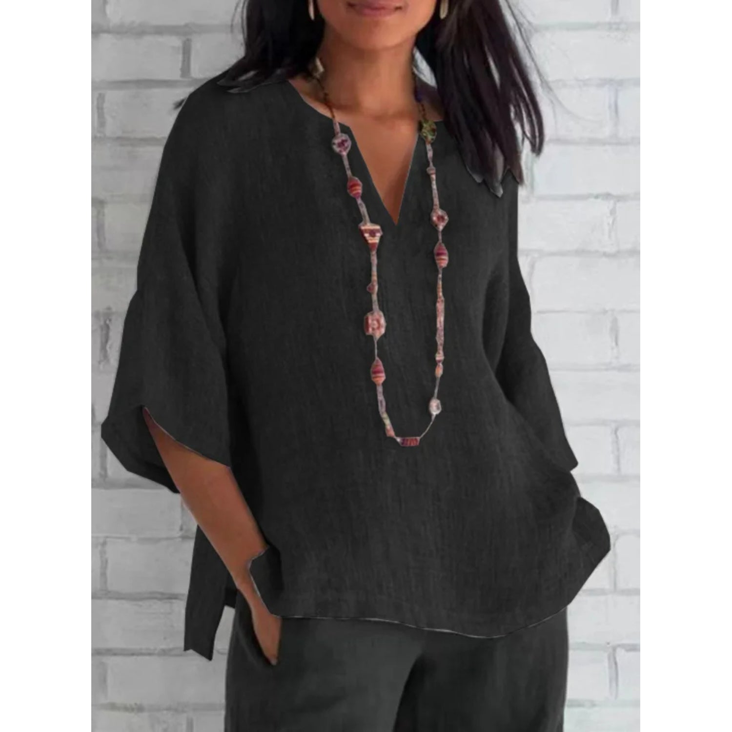 Lysse | Fenna Women's Blouse Made of Cotton & Linen