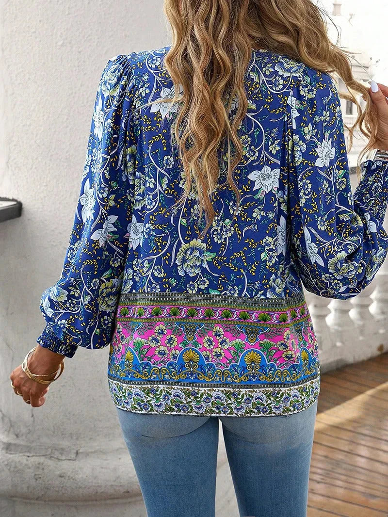 Lysse Fashion | Flower Blouse With Long Sleeves For Women