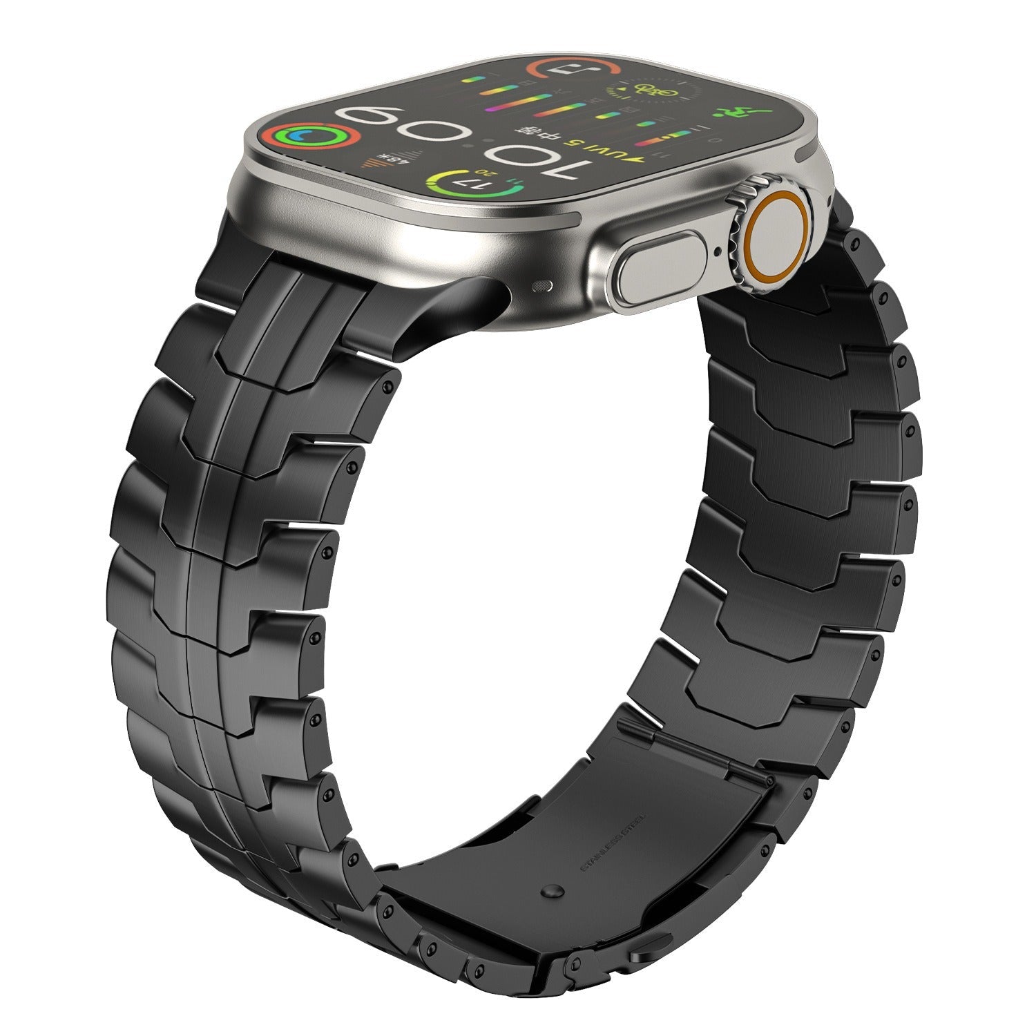 Luxe Titanium Apple Watch Band Suitable for Series 1 9 and Ultra