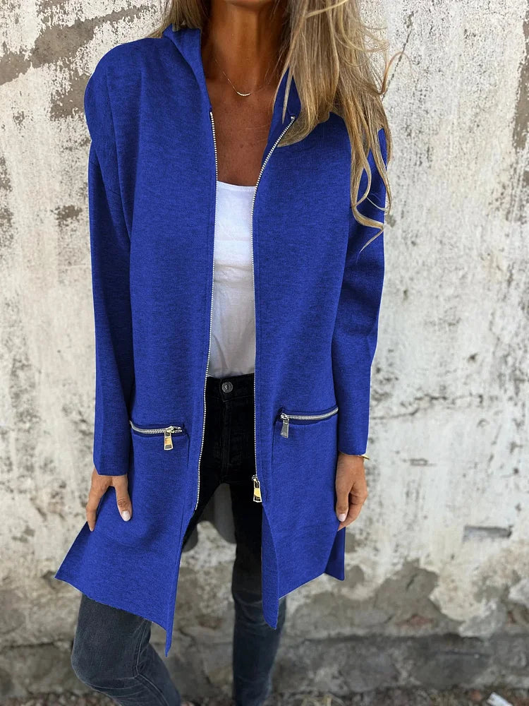 Lysse | Crew Neck Zipper Long Sleeve Casual Jacket