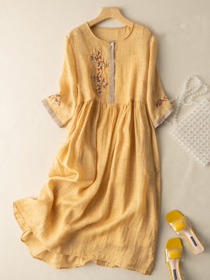 Embroidered Dress