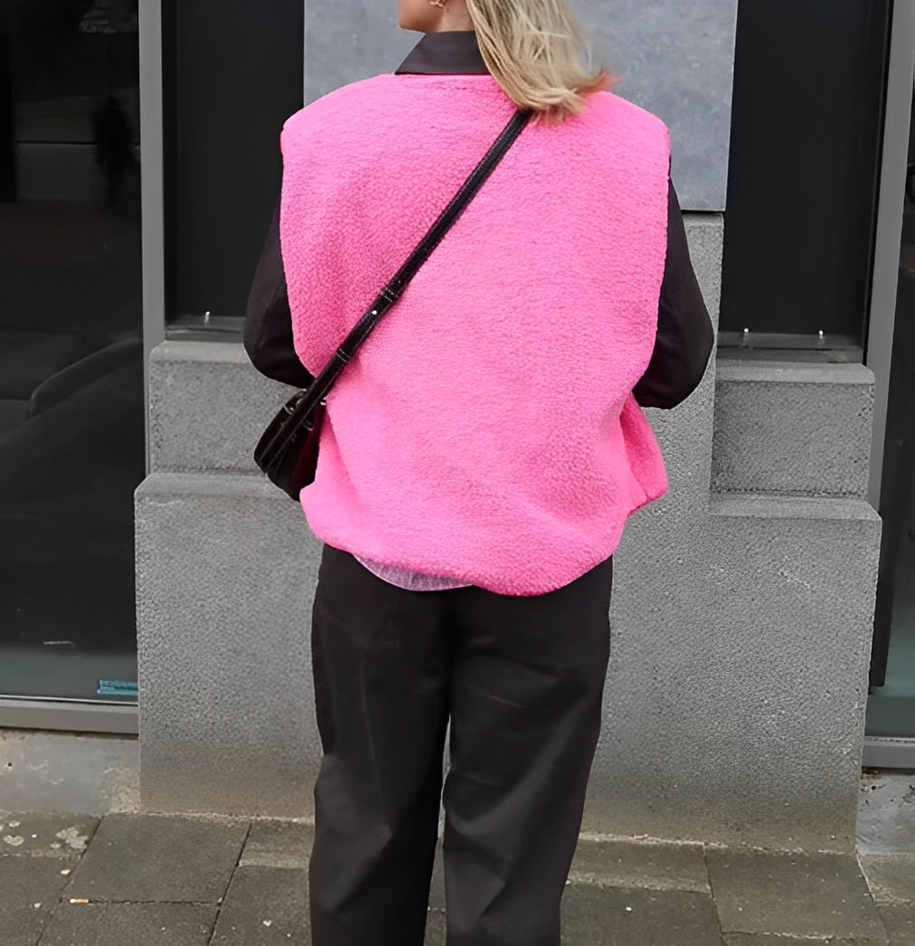 Woven Open Knit Cardigan for Women