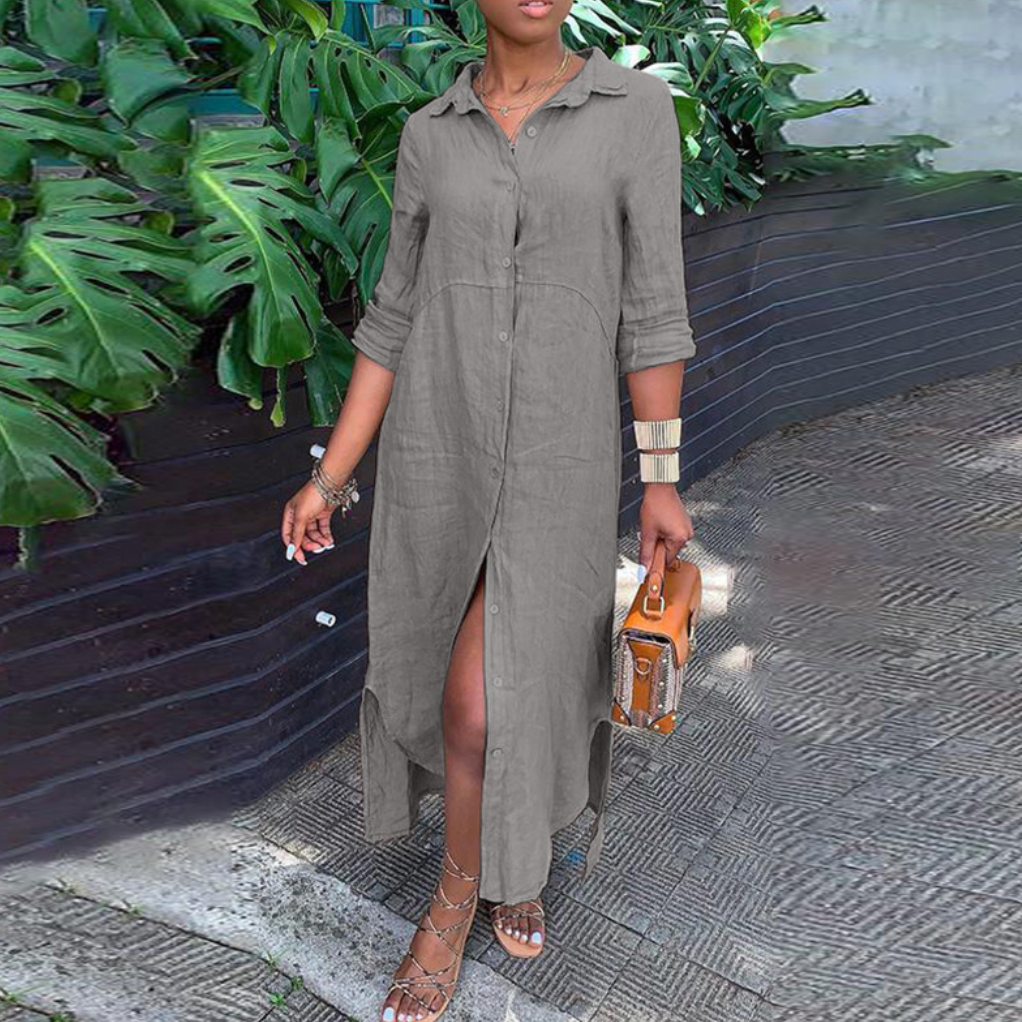 Linen Shirt Dress