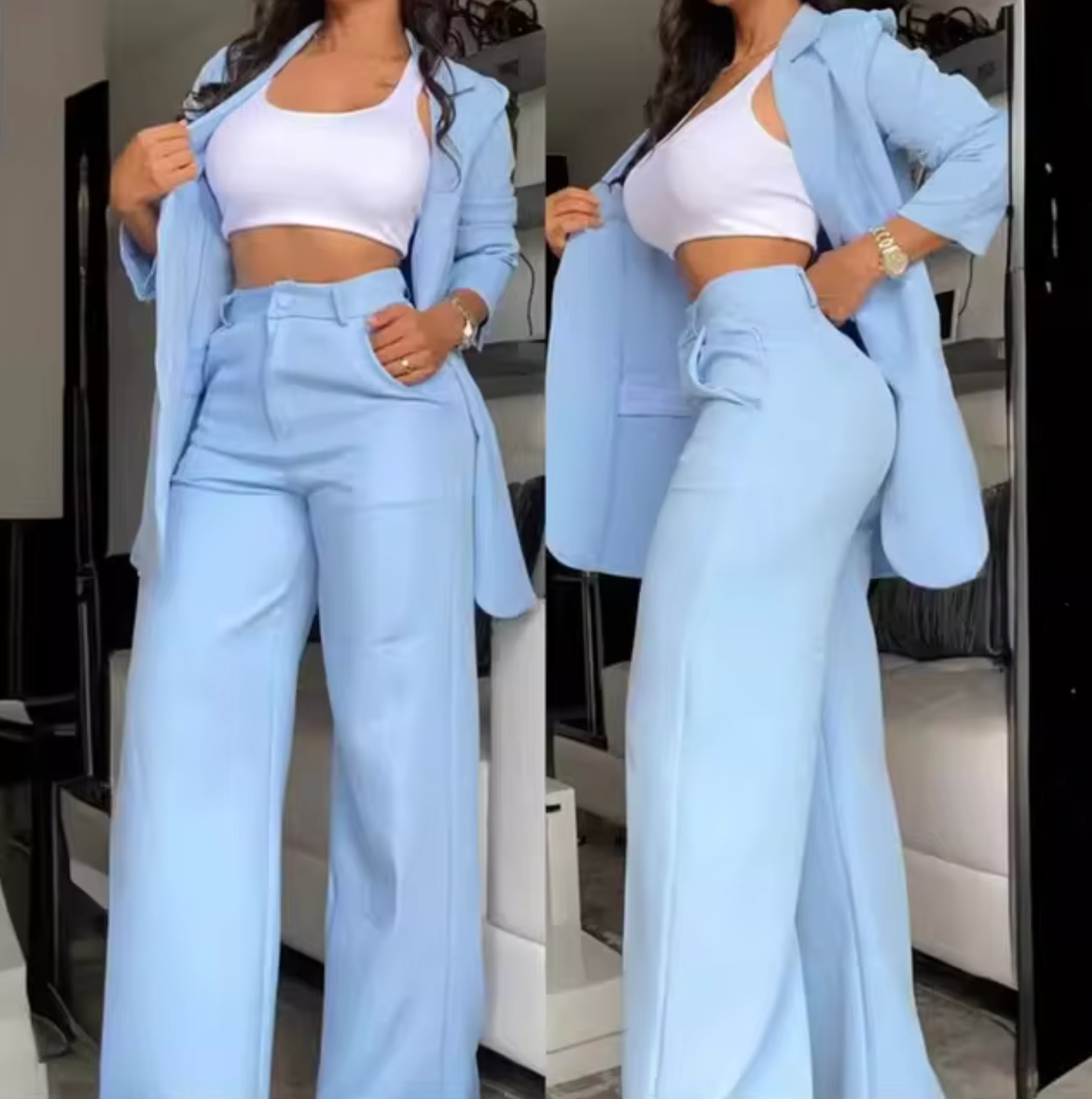 Lysse | Long-sleeved Blazer and Pants Set - Lysse