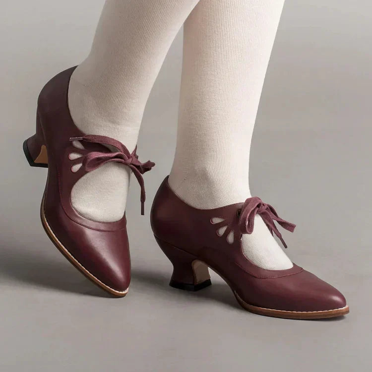Edwardian Leather Shoes For Women
