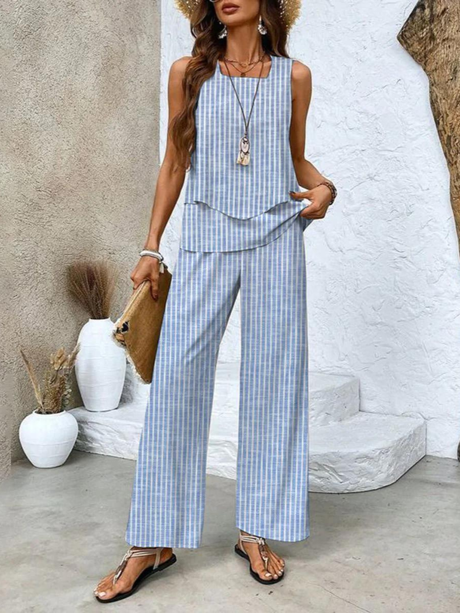 Elegant Two-piece Summer Set