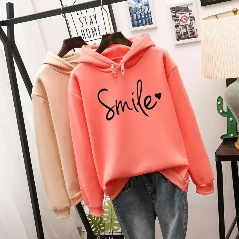 Lysse | Hoodie Comfortable Smile Graphic Hoodie - Lysse