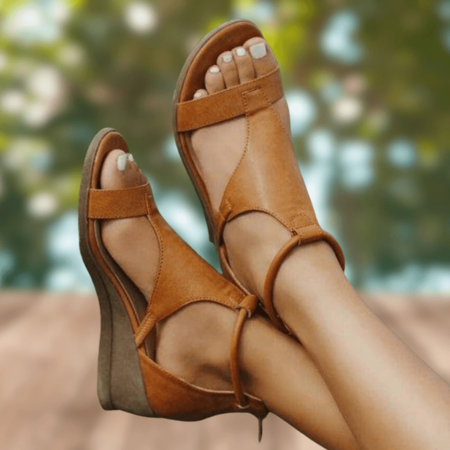 Lysse Comfortable Leather Sandals - Lysse