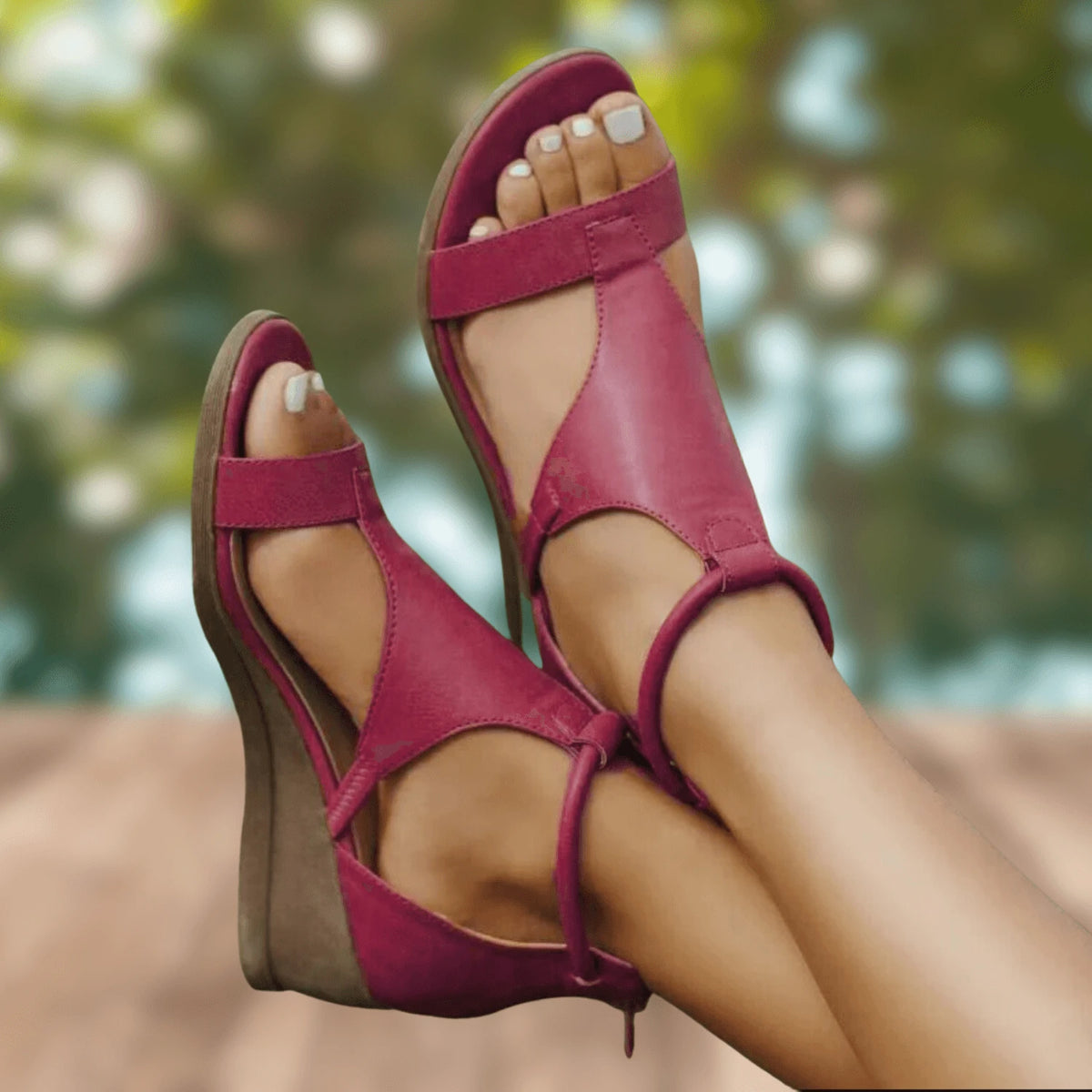 Lysse Comfortable Leather Sandals - Lysse