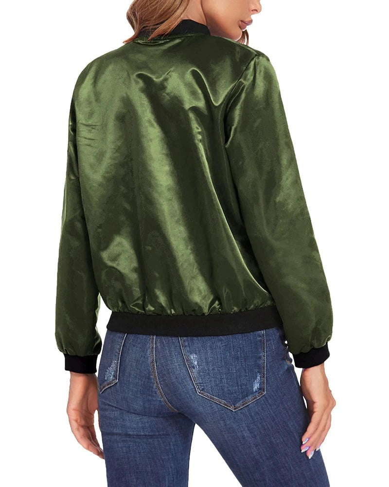 Lysse | Classic bomber jacket with pockets for women - Lysse