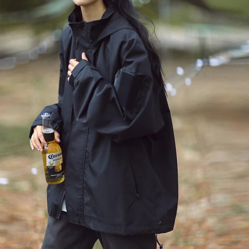 Lysse | Oversized Waterproof Jacket With Zipper