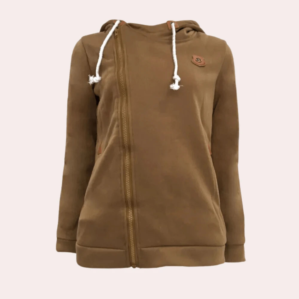 Lysse-Fashion | Functional Women's Sweatshirt With Zipper And Hood