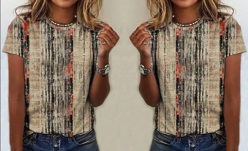 Lysse | Casual Vintage Printed T-Shirt