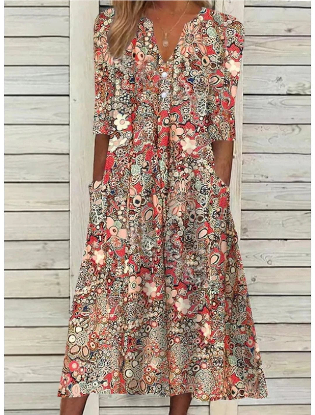 Floral Midi Dress