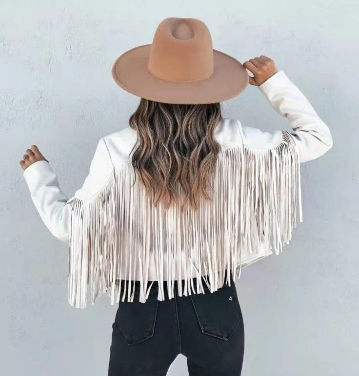 Lysse-Fashion | Retro Chic Jacket with Fringes