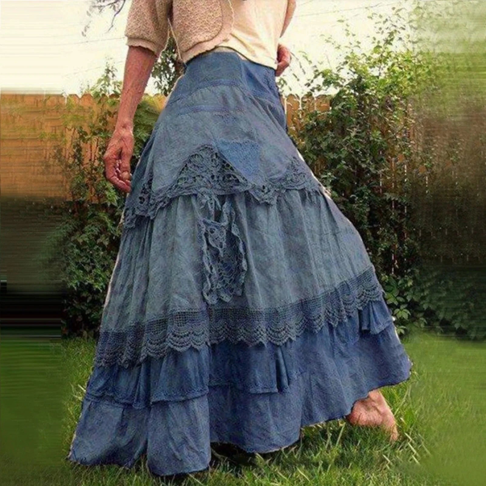 Lace Boho Skirt