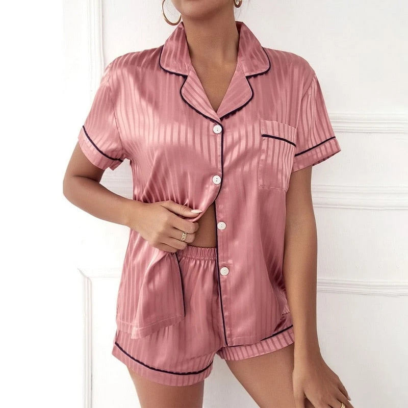 Lysse | Satin Pajama Set For Women Loungewear