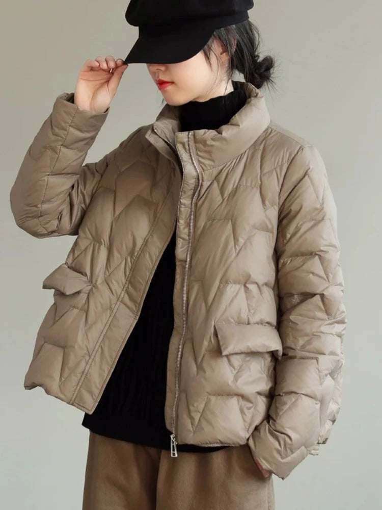 Lysse | Ultralight Padded Down Jacket With Stand-Up Collar For Women