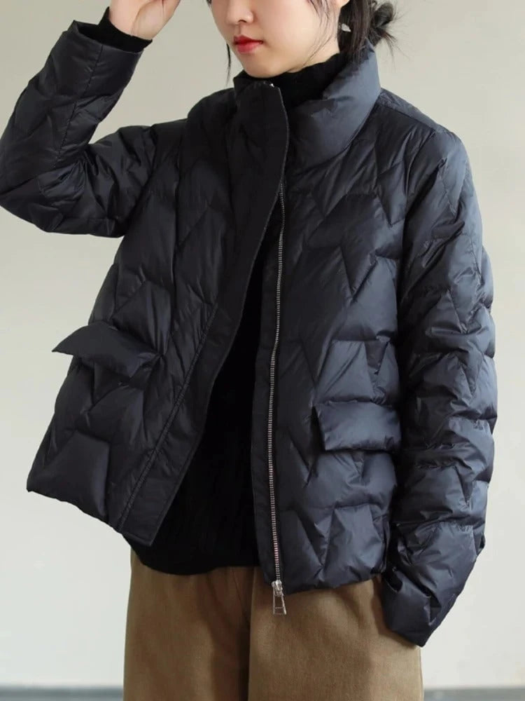 Lysse | Ultralight Padded Down Jacket With Stand-Up Collar For Women