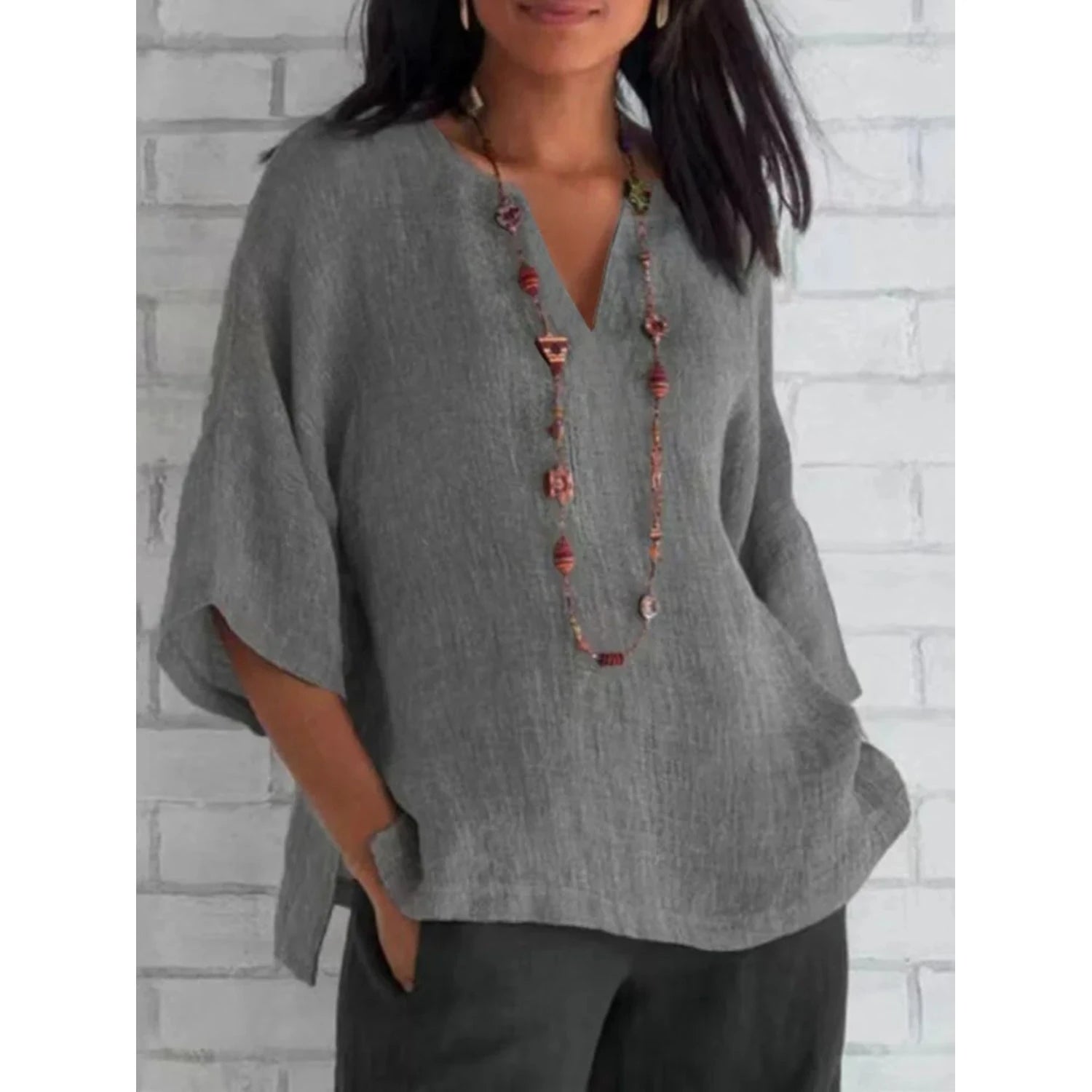 Lysse | Fenna Women's Blouse Made of Cotton & Linen