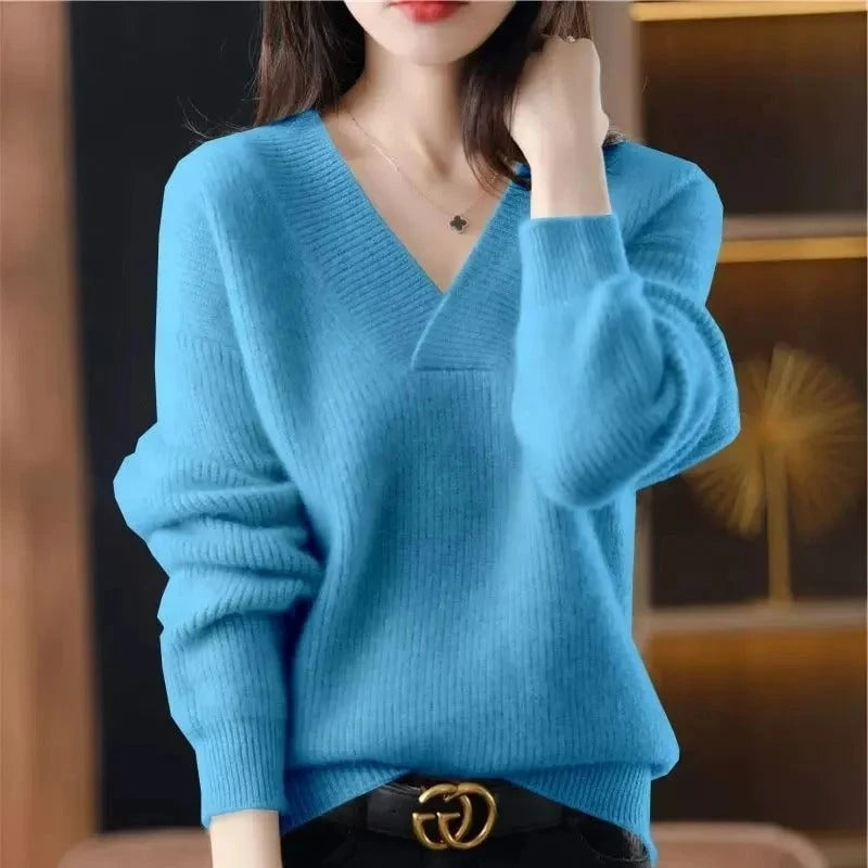 Lysse | Cashmere Sweater With V-Neck For Women