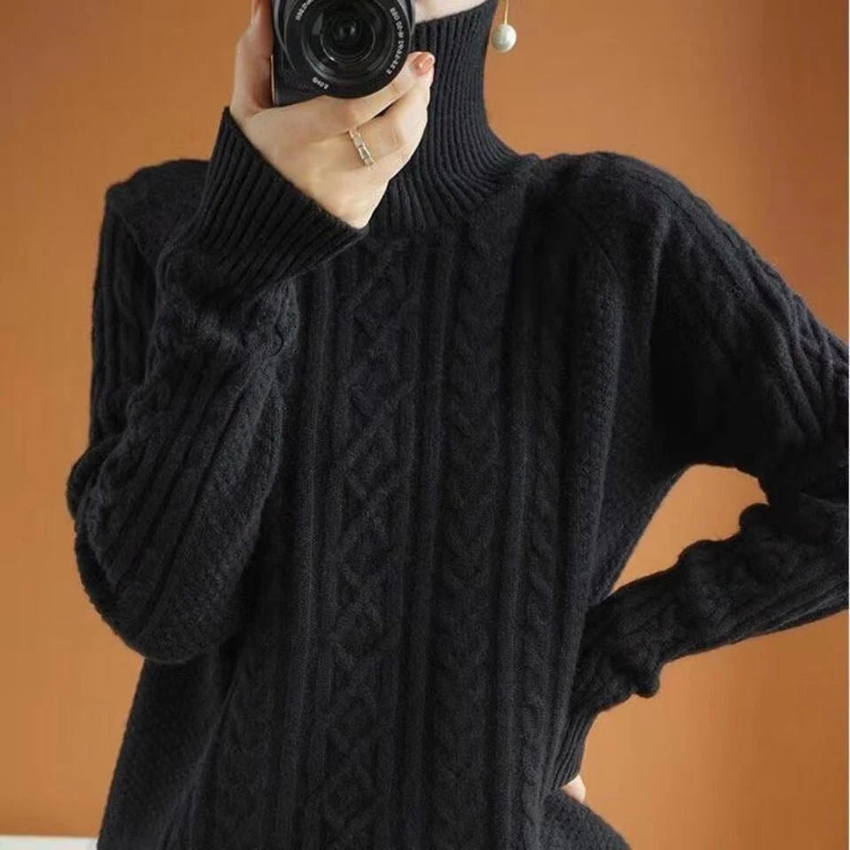 Lysse | Knitted turtleneck sweater made of cashmere