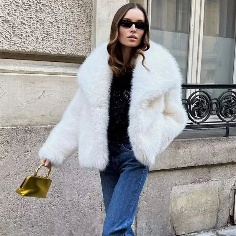 Lysse Fashion | Warm Fur Jacket For Women In Stylish Design