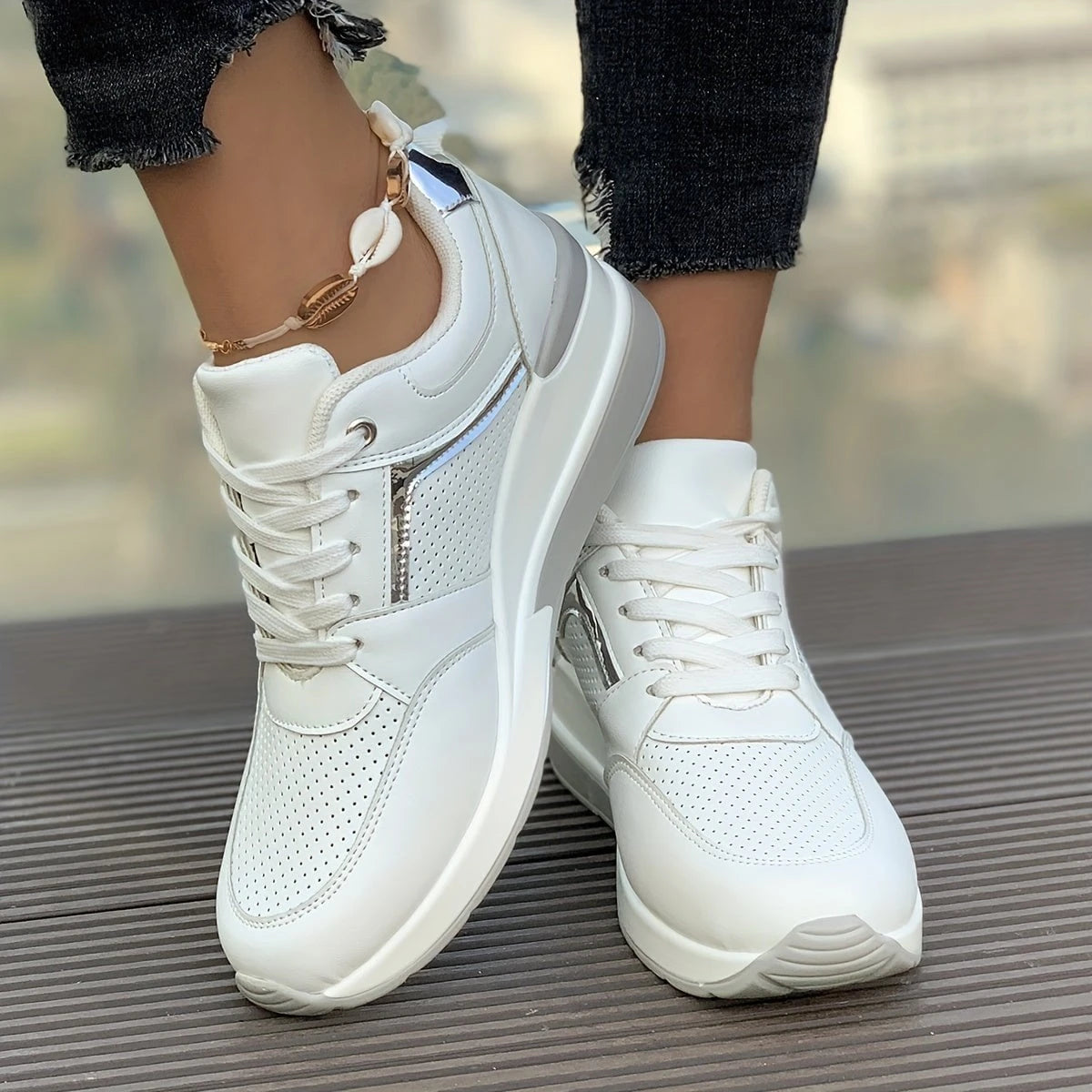Lysse - Fashion | Solid Color Sneakers For Women Ideal For Everyday Use - Lysse - heidimode20250703