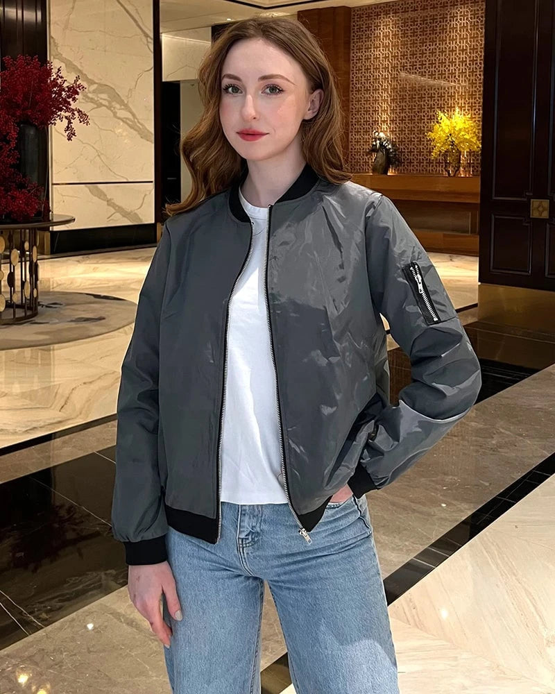 Lysse | Classic Bomber Jacket for Women